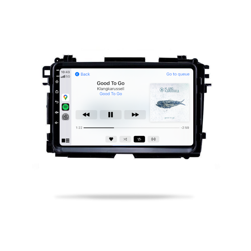 Honda Vezel 2014-2019 - Premium Head Unit Upgrade Kit: Radio Infotainment System with Wired & Wireless Apple CarPlay and Android Auto Compatibility