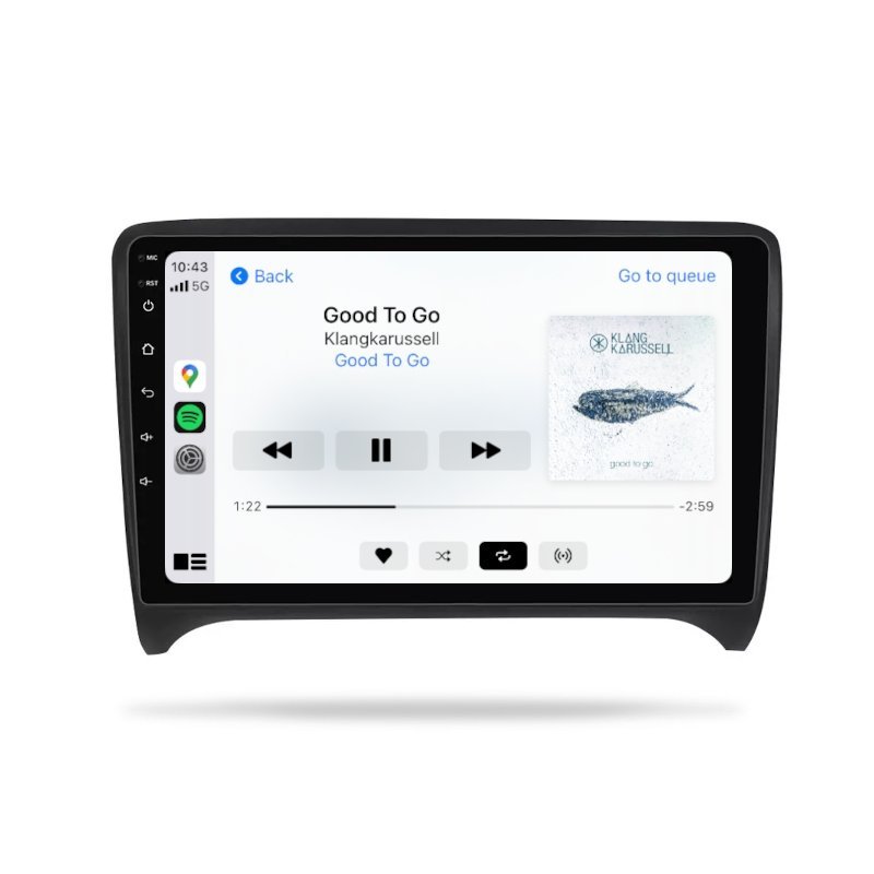 Audi TT 2007-2014 (8J) - Premium Head Unit Upgrade Kit: Radio Infotainment System with Wired & Wireless Apple CarPlay and Android Auto Compatibility - baeumer technologies