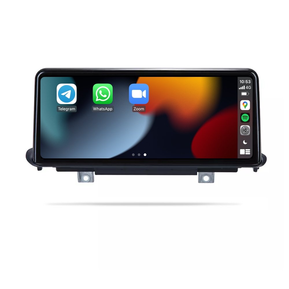 BMW X5 Series 2014-2017 (F15) - Premium Head Unit Upgrade Kit: Radio Infotainment System with Wired & Wireless Apple CarPlay and Android Auto Compatibility - baeumer technologies