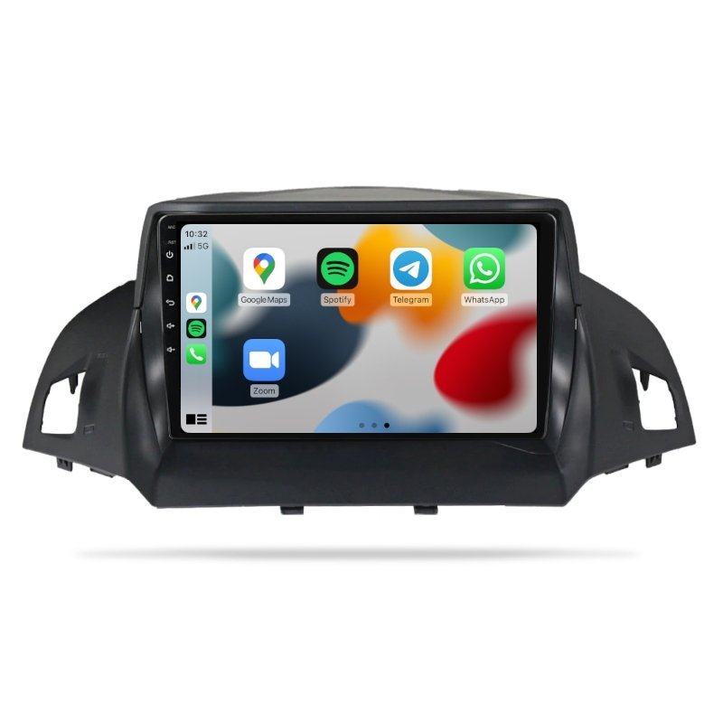 Ford Kuga 2013-2021 - Premium Head Unit Upgrade Kit: Radio Infotainment System with Wired & Wireless Apple CarPlay and Android Auto Compatibility - baeumer technologies