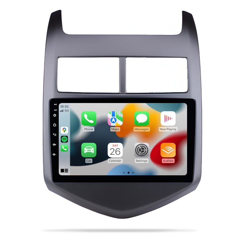 Holden Barina Spark 2011-2016 TM - Premium Head Unit Upgrade Kit: Radio Infotainment System with Wired & Wireless Apple CarPlay and Android Auto Compatibility - baeumer technologies