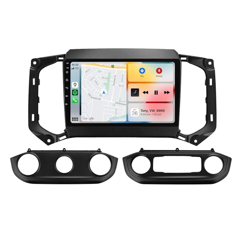 Holden Colorado 2017-2022 Z71 LS LT LTZ - Premium Head Unit Upgrade Kit: Radio Infotainment System with Wired & Wireless Apple CarPlay and Android Auto Compatibility - baeumer technologies