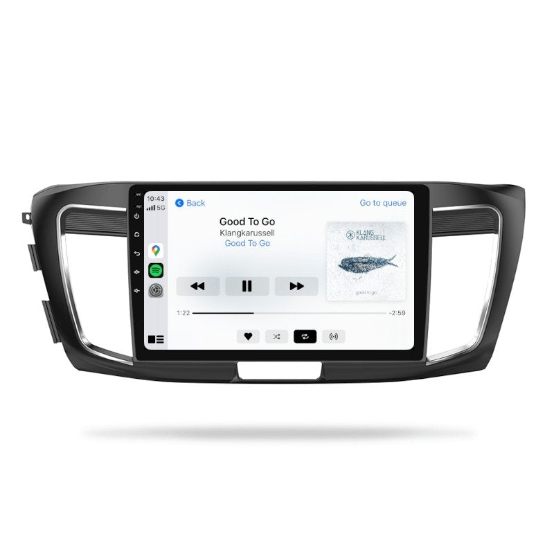 Honda Accord 2013-2019 - Premium Head Unit Upgrade Kit: Radio Infotainment System with Wired & Wireless Apple CarPlay and Android Auto Compatibility - baeumer technologies
