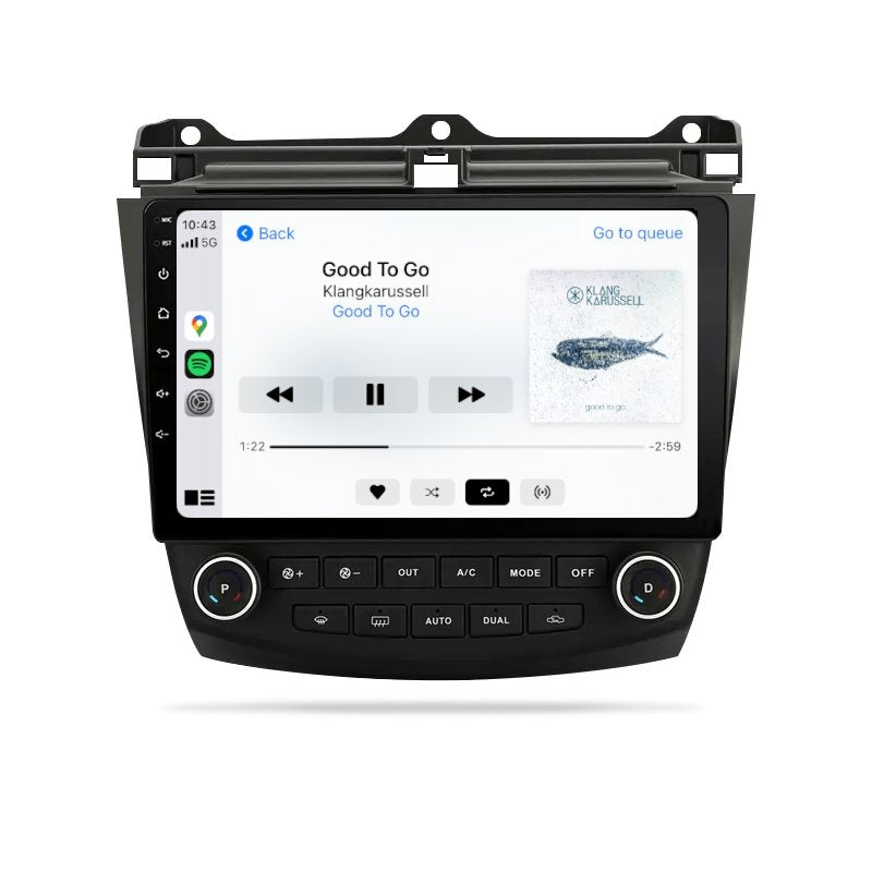 Honda Accord Euro 2003-2007 - Premium Head Unit Upgrade Kit: Radio Infotainment System with Wired & Wireless Apple CarPlay and Android Auto Compatibility - baeumer technologies