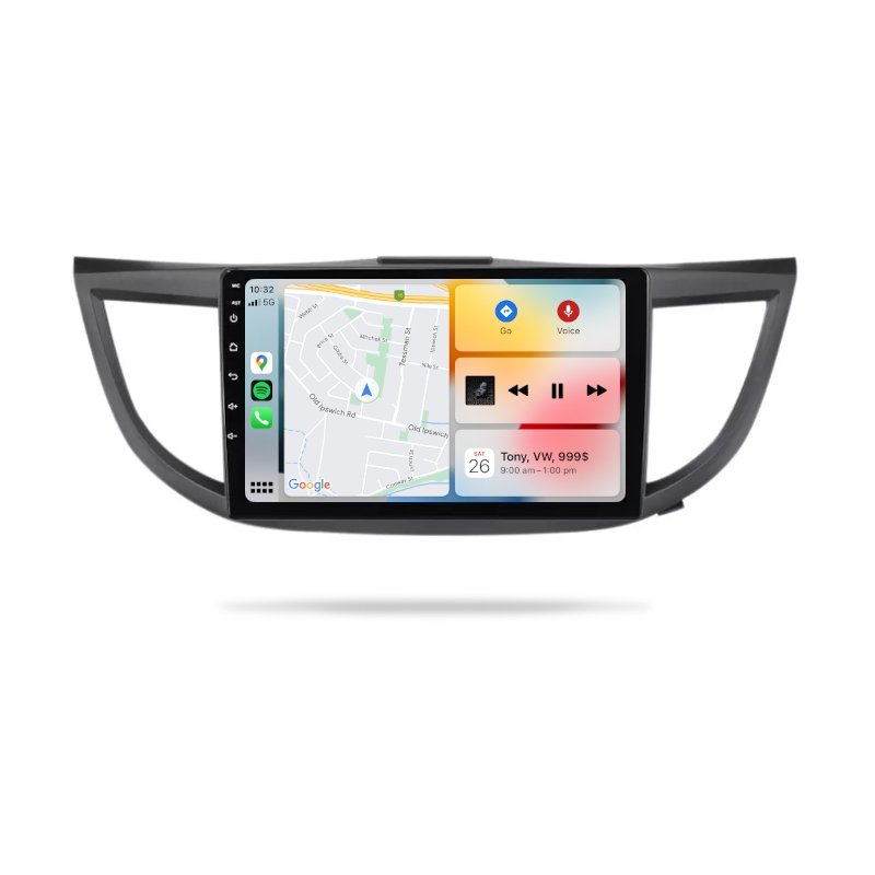 Honda CRV 2012-2017 RM - Premium Head Unit Upgrade Kit: Radio Infotainment System with Wired & Wireless Apple CarPlay and Android Auto Compatibility - baeumer technologies