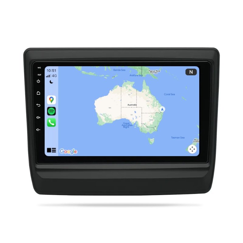 Isuzu D-Max 2020-2022 - Premium Head Unit Upgrade Kit: Radio Infotainment System with Wired & Wireless Apple CarPlay and Android Auto Compatibility - baeumer technologies
