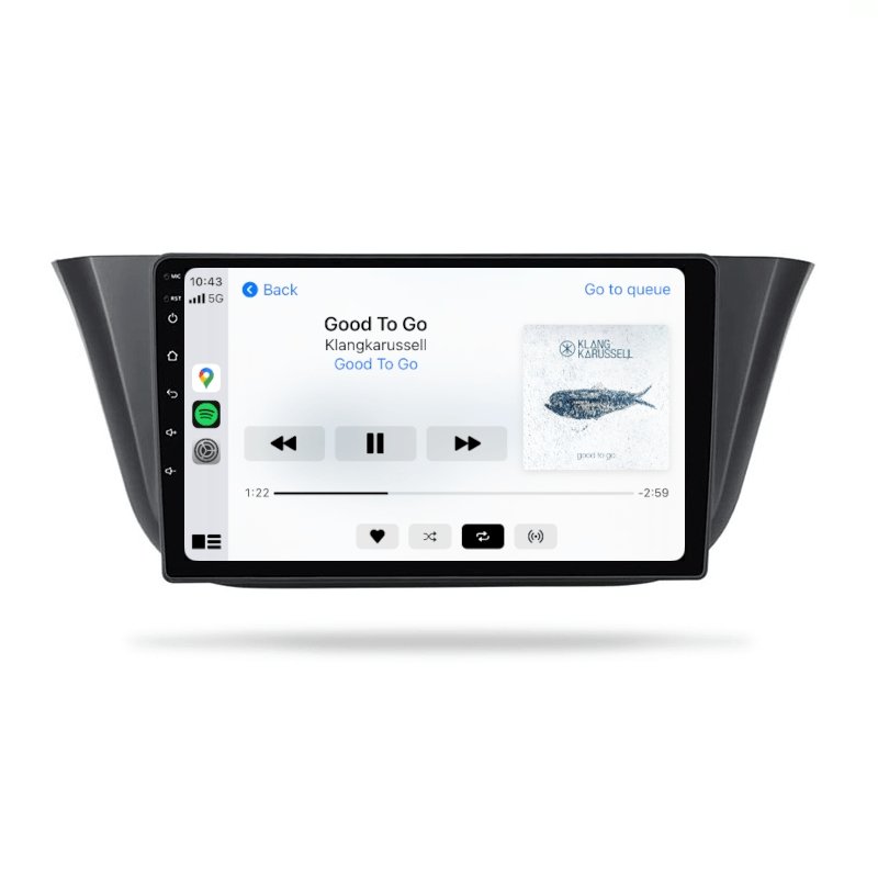 Iveco Daily 2014-2022 - Premium Head Unit Upgrade Kit: Radio Infotainment System with Wired & Wireless Apple CarPlay and Android Auto Compatibility - baeumer technologies