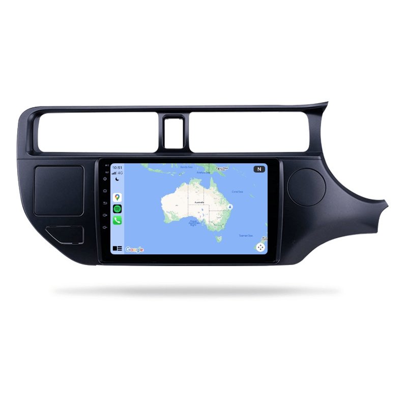Kia Rio 2012-2016 UB - Premium Head Unit Upgrade Kit: Radio Infotainment System with Wired & Wireless Apple CarPlay and Android Auto Compatibility - baeumer technologies