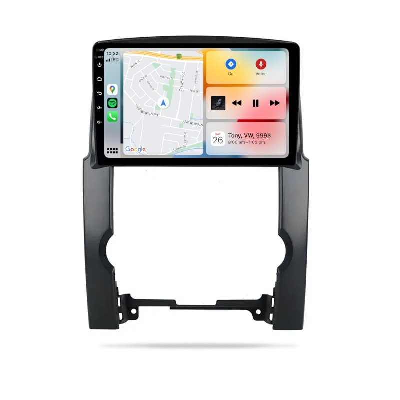 Kia Sorento 2009-2012 XM - Premium Head Unit Upgrade Kit: Radio Infotainment System with Wired & Wireless Apple CarPlay and Android Auto Compatibility - baeumer technologies