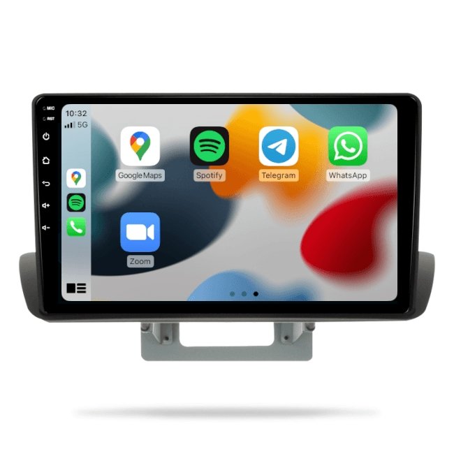 Mazda BT-50 2011-2020 ON TOP DASH - Premium Head Unit Upgrade Kit: Radio Infotainment System with Wired & Wireless Apple CarPlay and Android Auto Compatibility - baeumer technologies