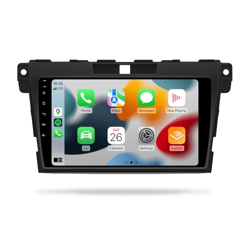 Mazda CX7 2006-2012 ER Series 1 Series 2 - Premium Head Unit Upgrade Kit: Radio Infotainment System with Wired & Wireless Apple CarPlay and Android Auto Compatibility - baeumer technologies
