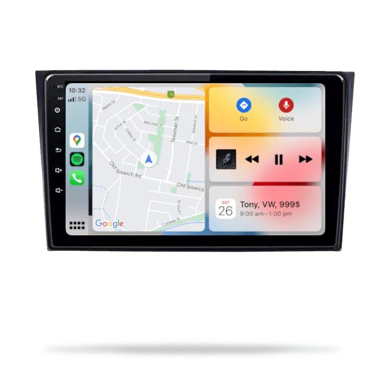 Mazda CX9 2007-2015 TB - Premium Head Unit Upgrade Kit: Radio Infotainment System with Wired & Wireless Apple CarPlay and Android Auto Compatibility - baeumer technologies