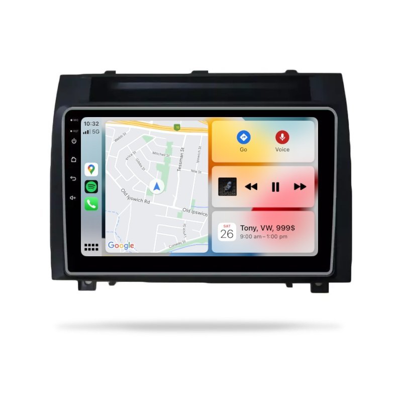 Mercedes Benz SLK R171 2004-2011 - Premium Head Unit Upgrade Kit: Radio Infotainment System with Wired & Wireless Apple CarPlay and Android Auto Compatibility - baeumer technologies