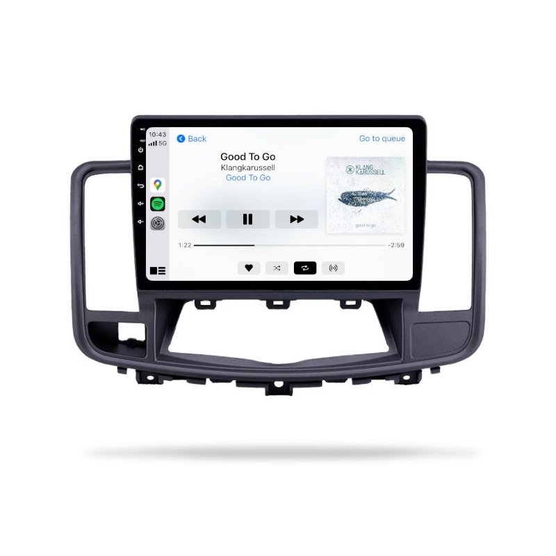 Nissan Maxima 2009-2013 - Premium Head Unit Upgrade Kit: Radio Infotainment System with Wired & Wireless Apple CarPlay and Android Auto Compatibility - baeumer technologies