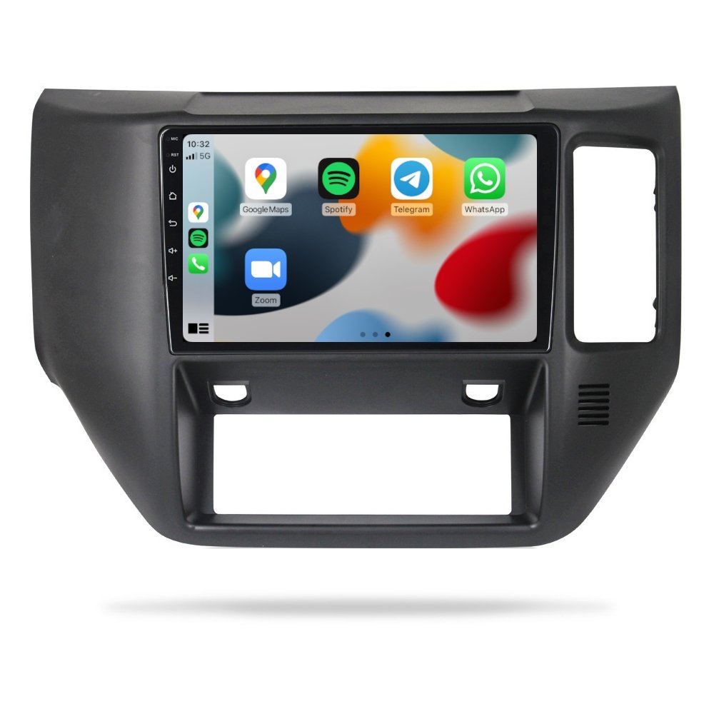 Nissan Patrol 2004-2012 - Premium Head Unit Upgrade Kit: Radio Infotainment System with Wired & Wireless Apple CarPlay and Android Auto Compatibility - baeumer technologies