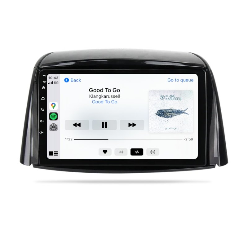 Renault Koleos 2008-2015 - Premium Head Unit Upgrade Kit: Radio Infotainment System with Wired & Wireless Apple CarPlay and Android Auto Compatibility - baeumer technologies