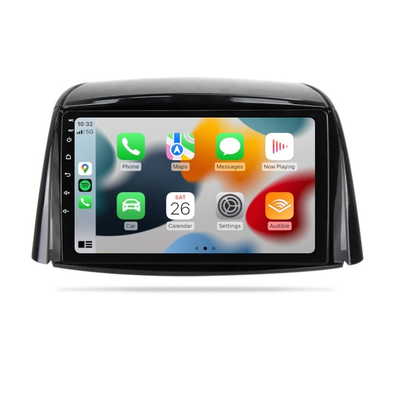 Renault Koleos 2008-2015 - Premium Head Unit Upgrade Kit: Radio Infotainment System with Wired & Wireless Apple CarPlay and Android Auto Compatibility - baeumer technologies