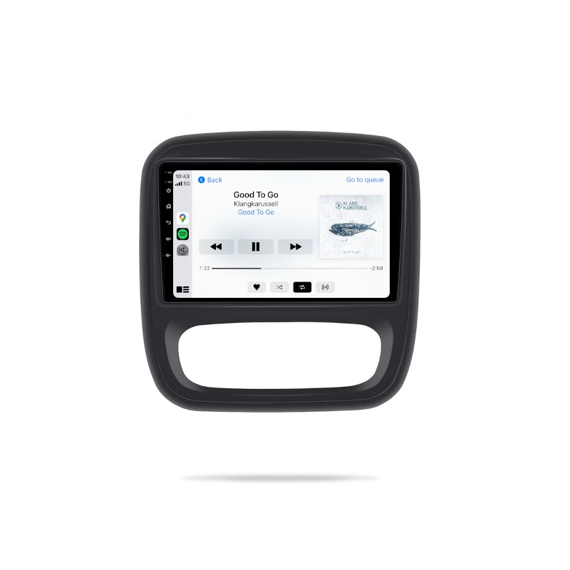 Renault Trafic 2014-2023 - Premium Head Unit Upgrade Kit: Radio Infotainment System with Wired & Wireless Apple CarPlay and Android Auto Compatibility - baeumer technologies