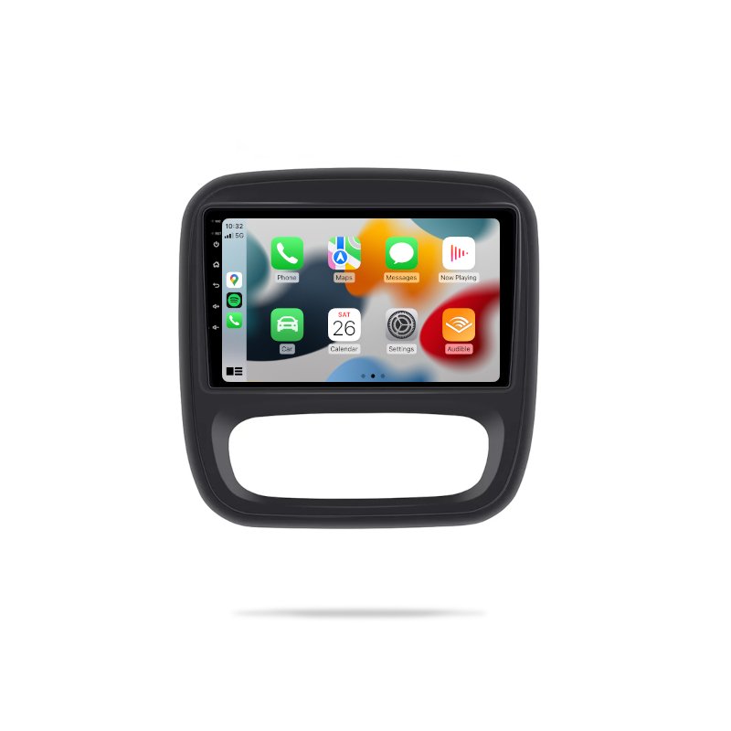 Renault Trafic 2014-2023 - Premium Head Unit Upgrade Kit: Radio Infotainment System with Wired & Wireless Apple CarPlay and Android Auto Compatibility - baeumer technologies