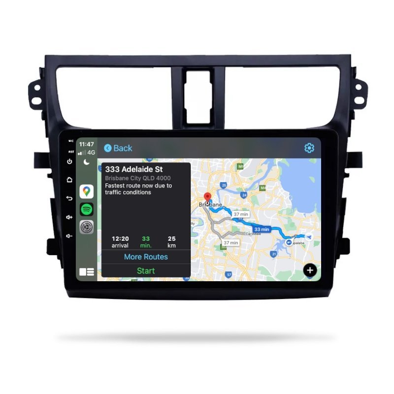 Suzuki Celerio 2014-2022 LF - Premium Head Unit Upgrade Kit: Radio Infotainment System with Wired & Wireless Apple CarPlay and Android Auto Compatibility - baeumer technologies