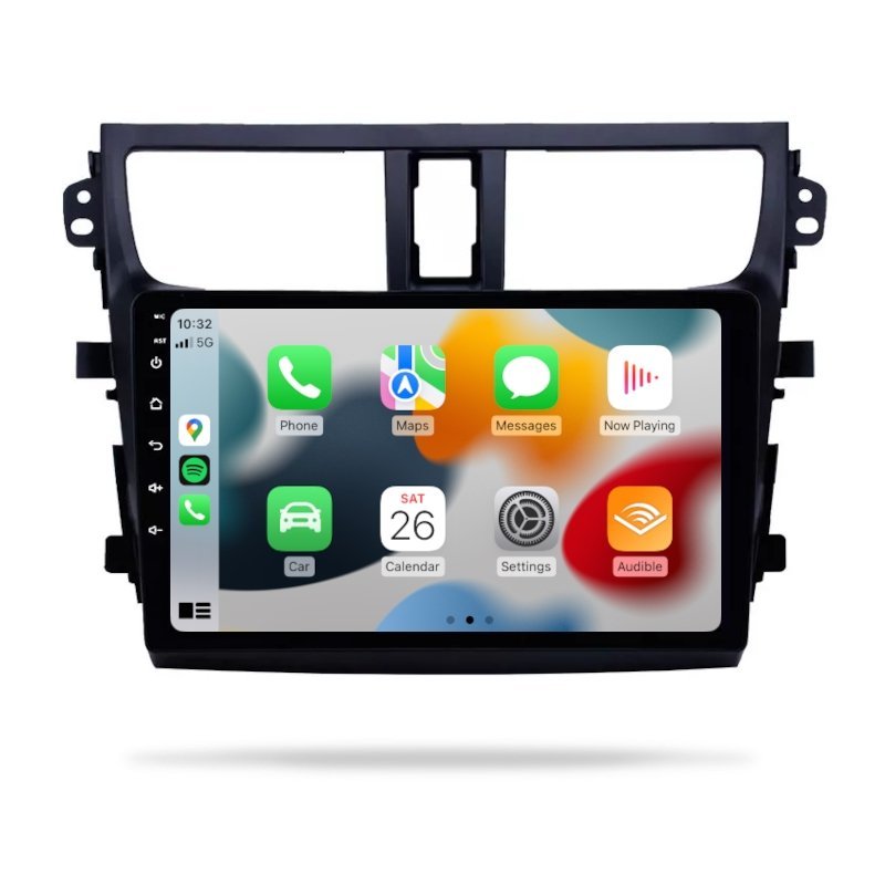 Suzuki Celerio 2014-2022 LF - Premium Head Unit Upgrade Kit: Radio Infotainment System with Wired & Wireless Apple CarPlay and Android Auto Compatibility - baeumer technologies