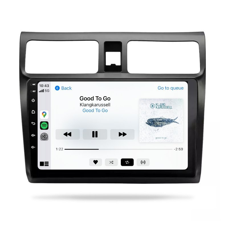 Suzuki Swift 2005-2010 - Premium Head Unit Upgrade Kit: Radio Infotainment System with Wired & Wireless Apple CarPlay and Android Auto Compatibility - baeumer technologies