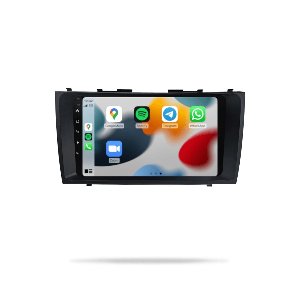 Toyota Camry 2006-2011 - Premium Head Unit Upgrade Kit: Radio Infotainment System with Wired & Wireless Apple CarPlay and Android Auto Compatibility - baeumer technologies