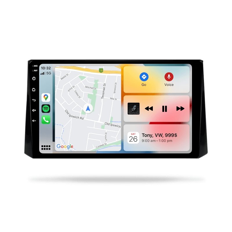 Toyota Corolla 2018-2022 - Premium Head Unit Upgrade Kit: Radio Infotainment System with Wired & Wireless Apple CarPlay and Android Auto Compatibility - baeumer technologies