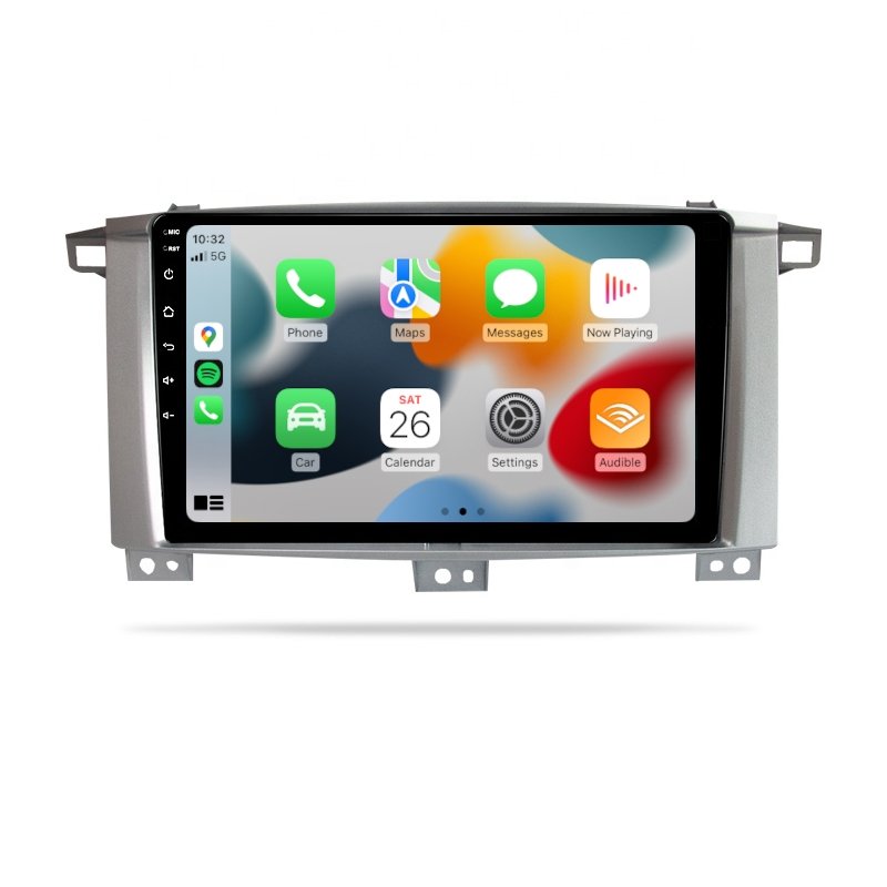 Toyota Land Cruiser 100 Series 1999-2007 - Premium Head Unit Upgrade Kit: Radio Infotainment System with Wired & Wireless Apple CarPlay and Android Auto Compatibility - baeumer technologies