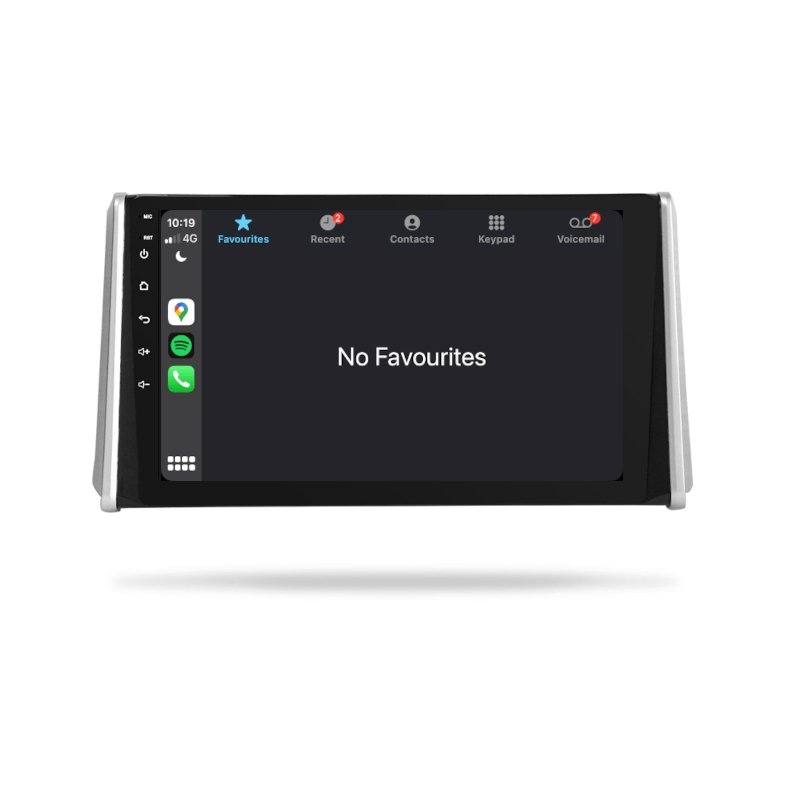 Toyota RAV4 2019-2022 - Premium Head Unit Upgrade Kit: Radio Infotainment System with Wired & Wireless Apple CarPlay and Android Auto Compatibility - baeumer technologies